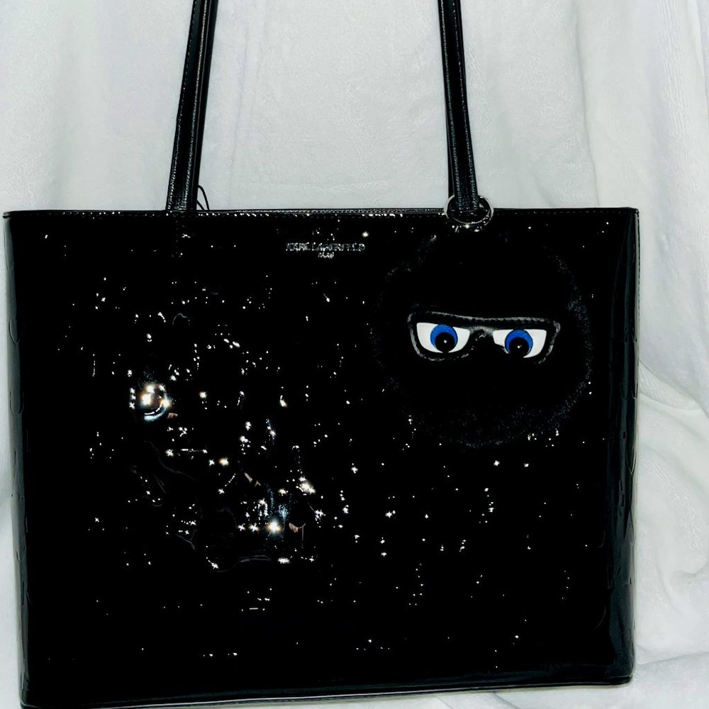 Karl Lagerfeld Black Tote Bag